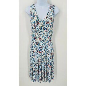 Salaam Sleeveless Dress Size S Knee Length Multicolor Floral